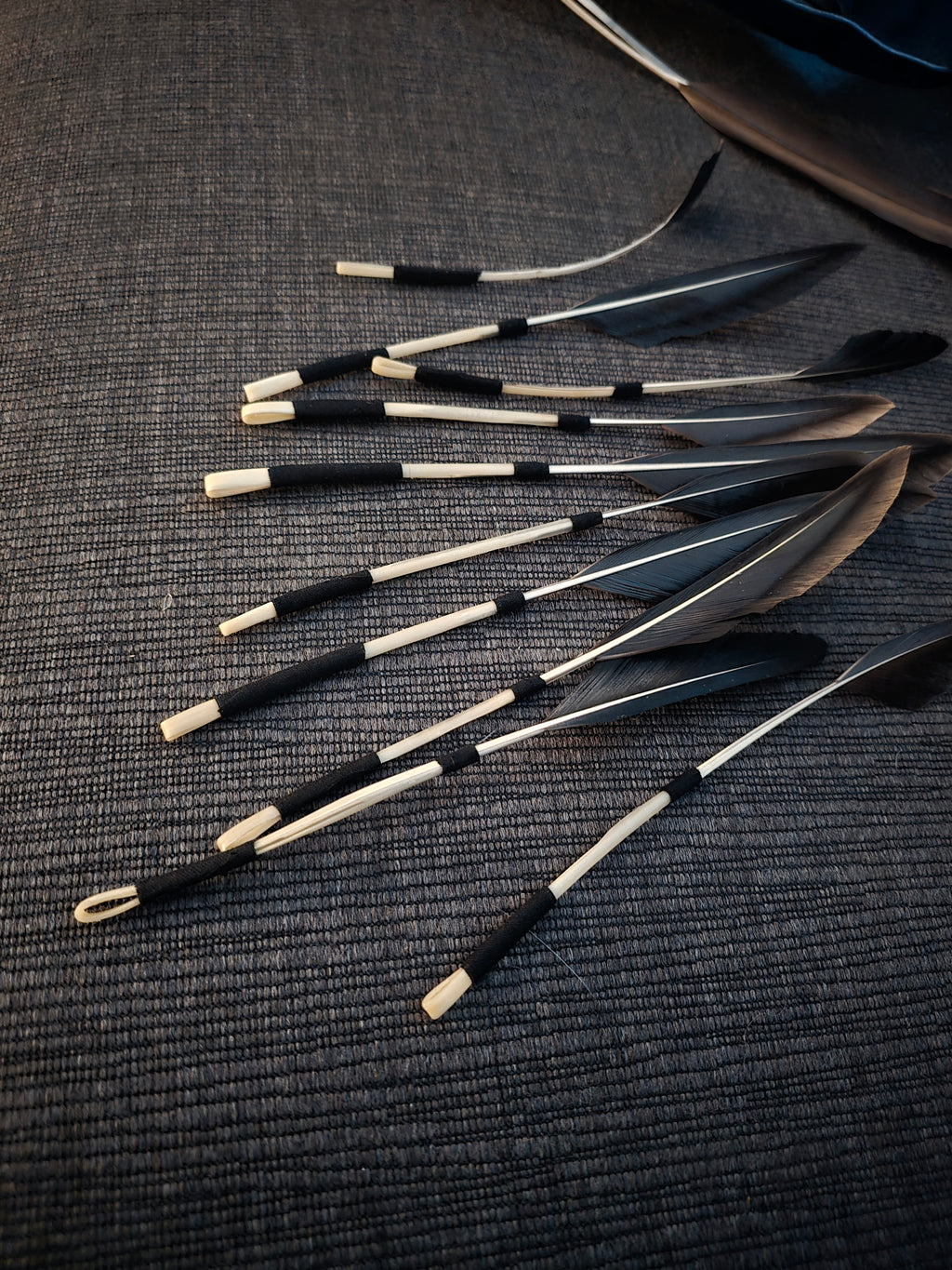 Feather quill plectrum